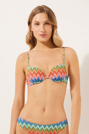 חזיית ביקיני סופר פוש אפ Elegant Chevron