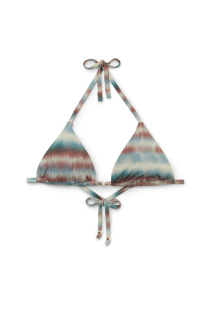 חזיית ביקיני משולשים Glittery Tie-Dye