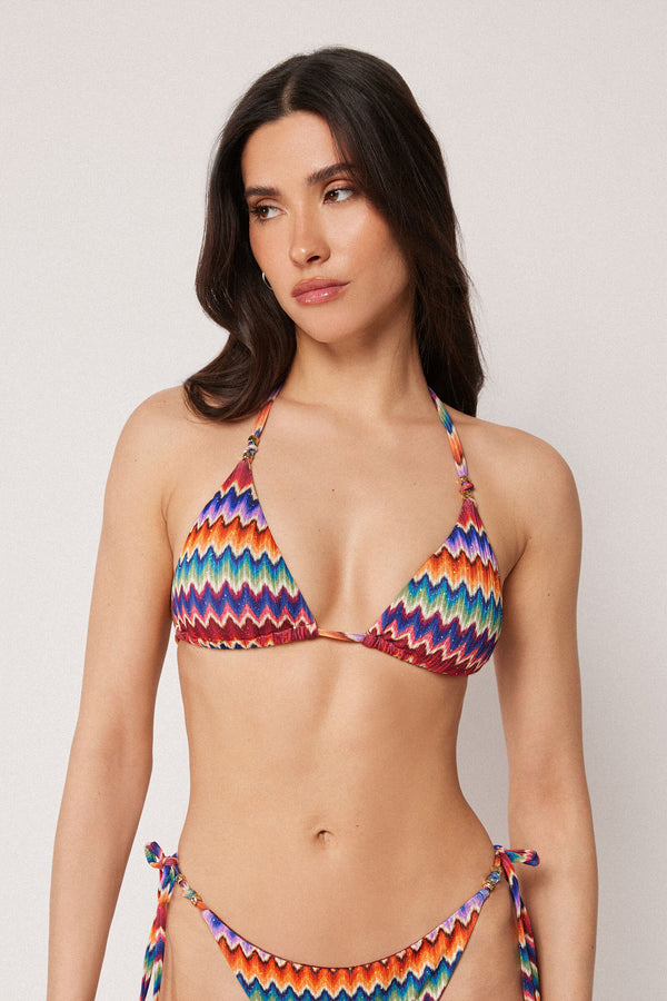 חזיית ביקיני משולשים Vibrant Chevron
