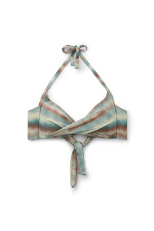 חזיית ביקיני משולשים Glittery Tie-Dye