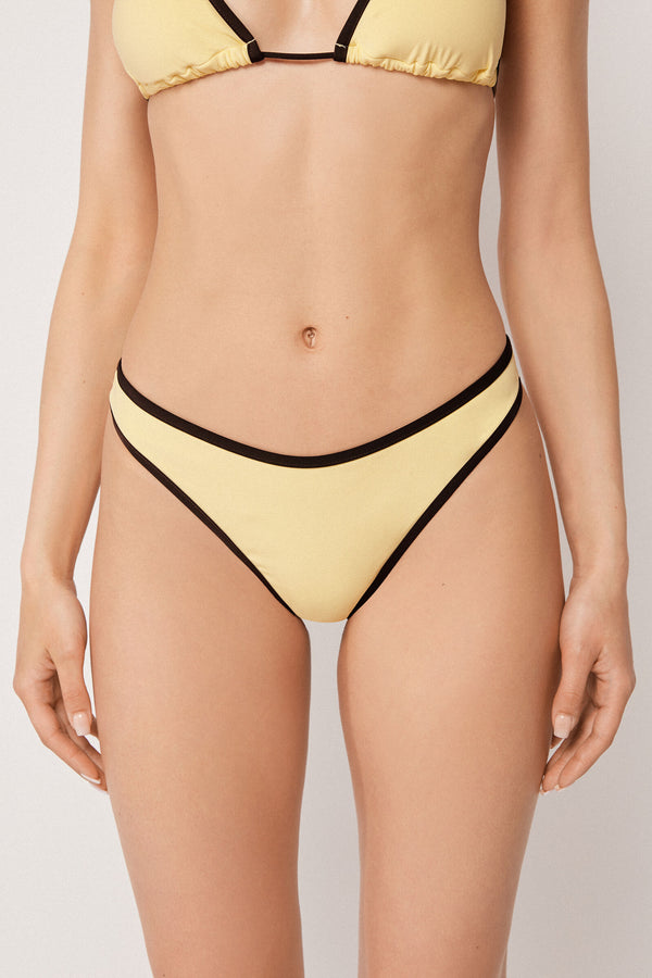 תחתוני ביקיני ברזילאיים Bicolor Piping