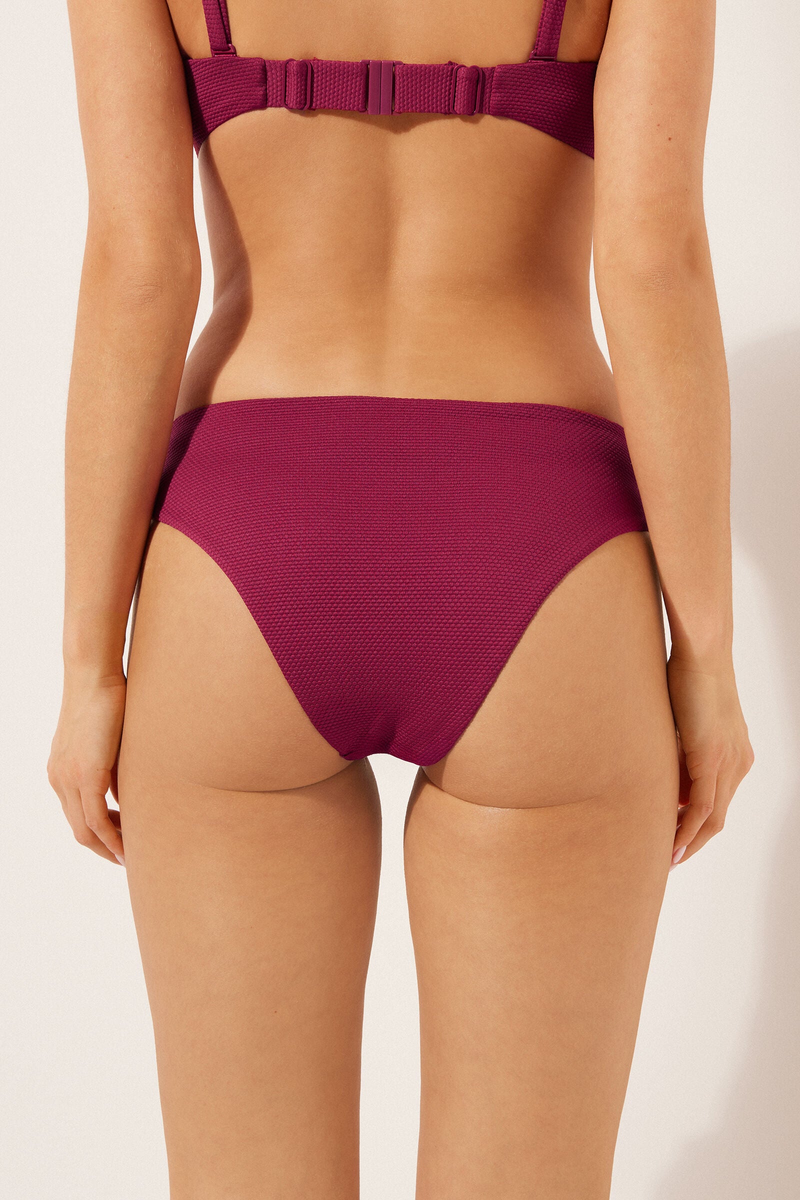 תחתוני ביקיני ברזילאיים Classy Piquet High-Waisted