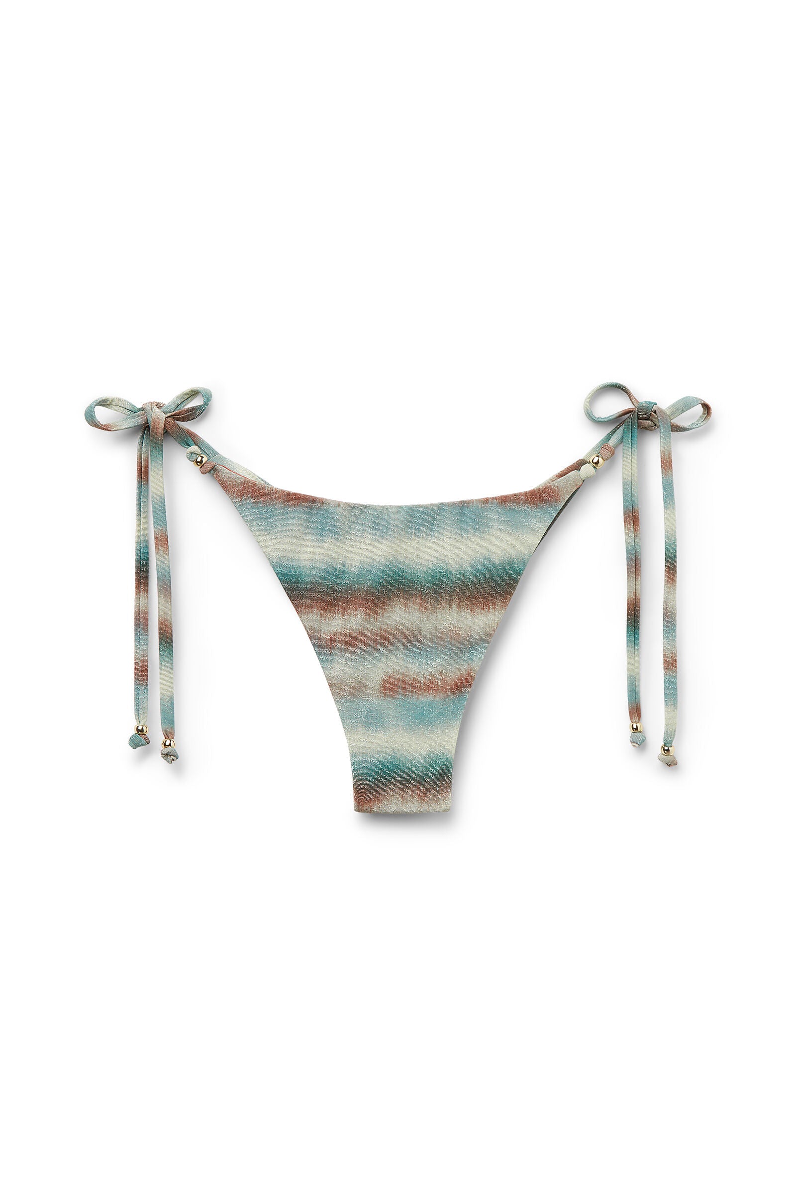 תחתוני ביקיני קשירה ברזילאיים Glittery Tie-Dye