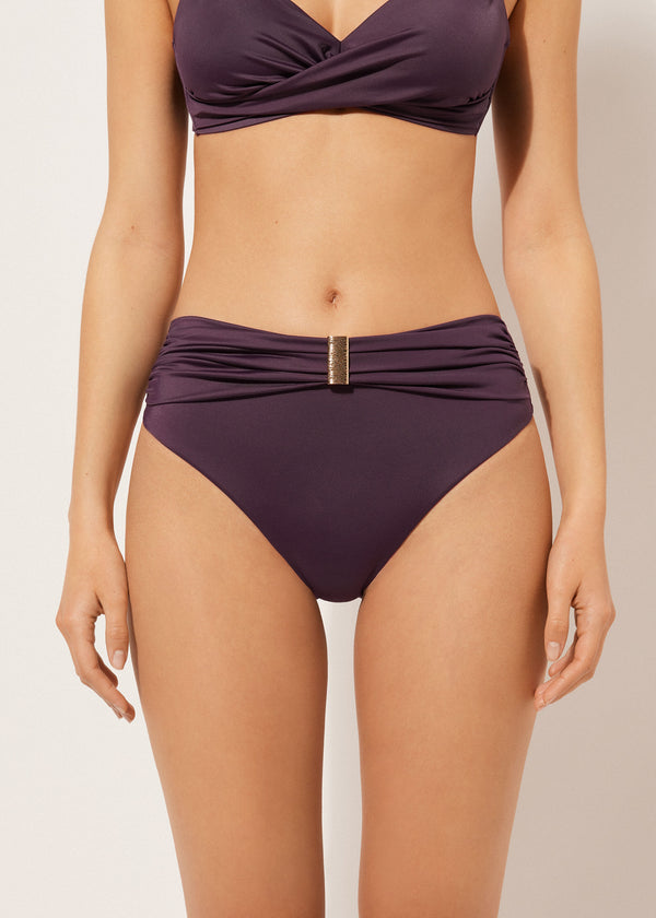 תחתוני ביקיני High-Waisted Scultura