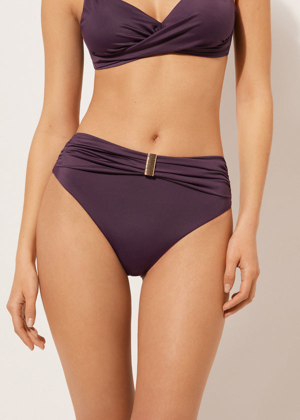 תחתוני ביקיני High-Waisted Scultura