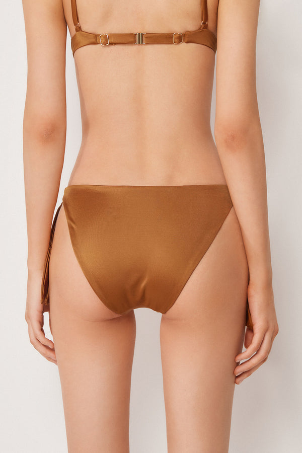 תחתוני ביקיני קשירה Shiny Satin