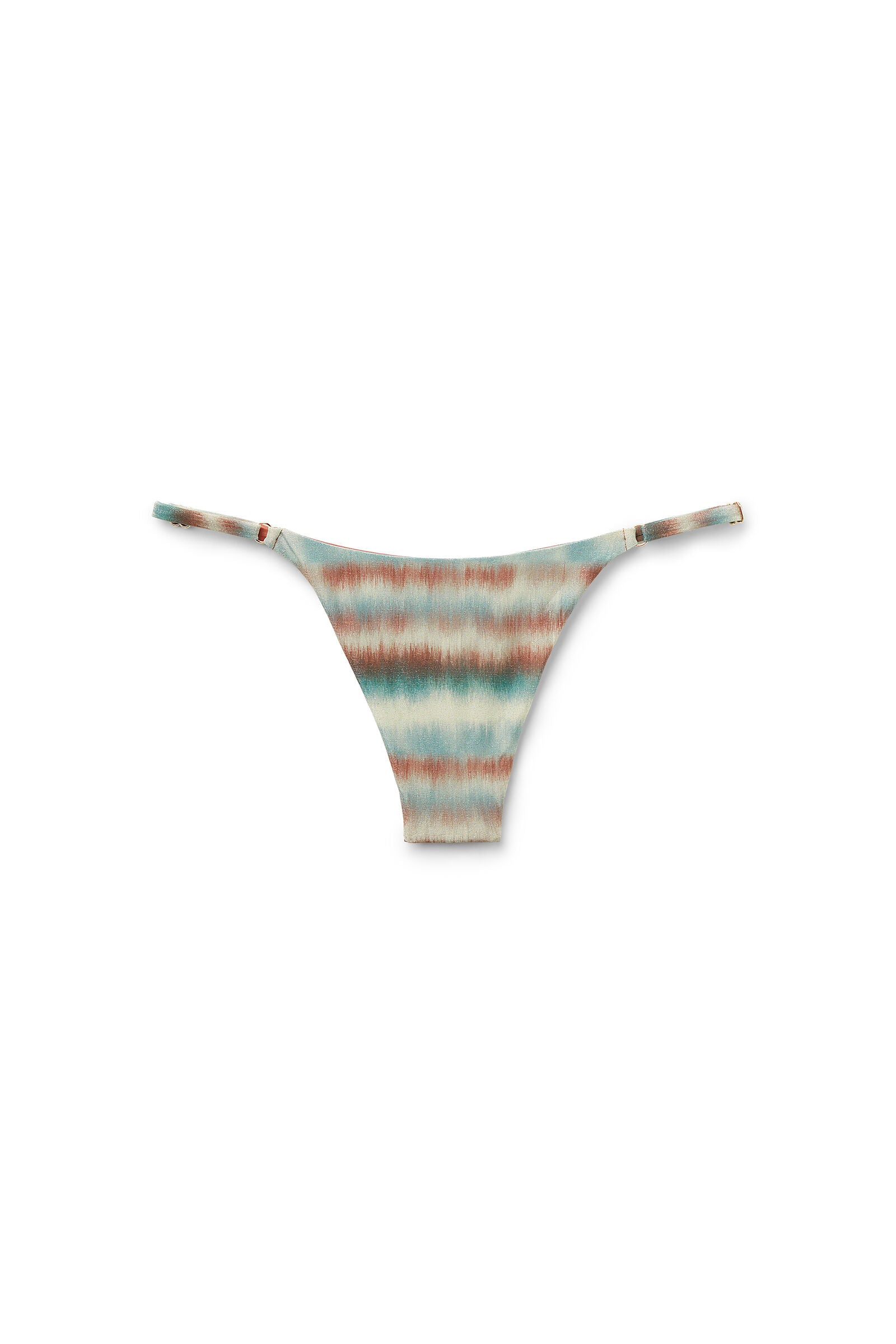 תחתוני חוטיני ביקיני Glittery Tie-Dye