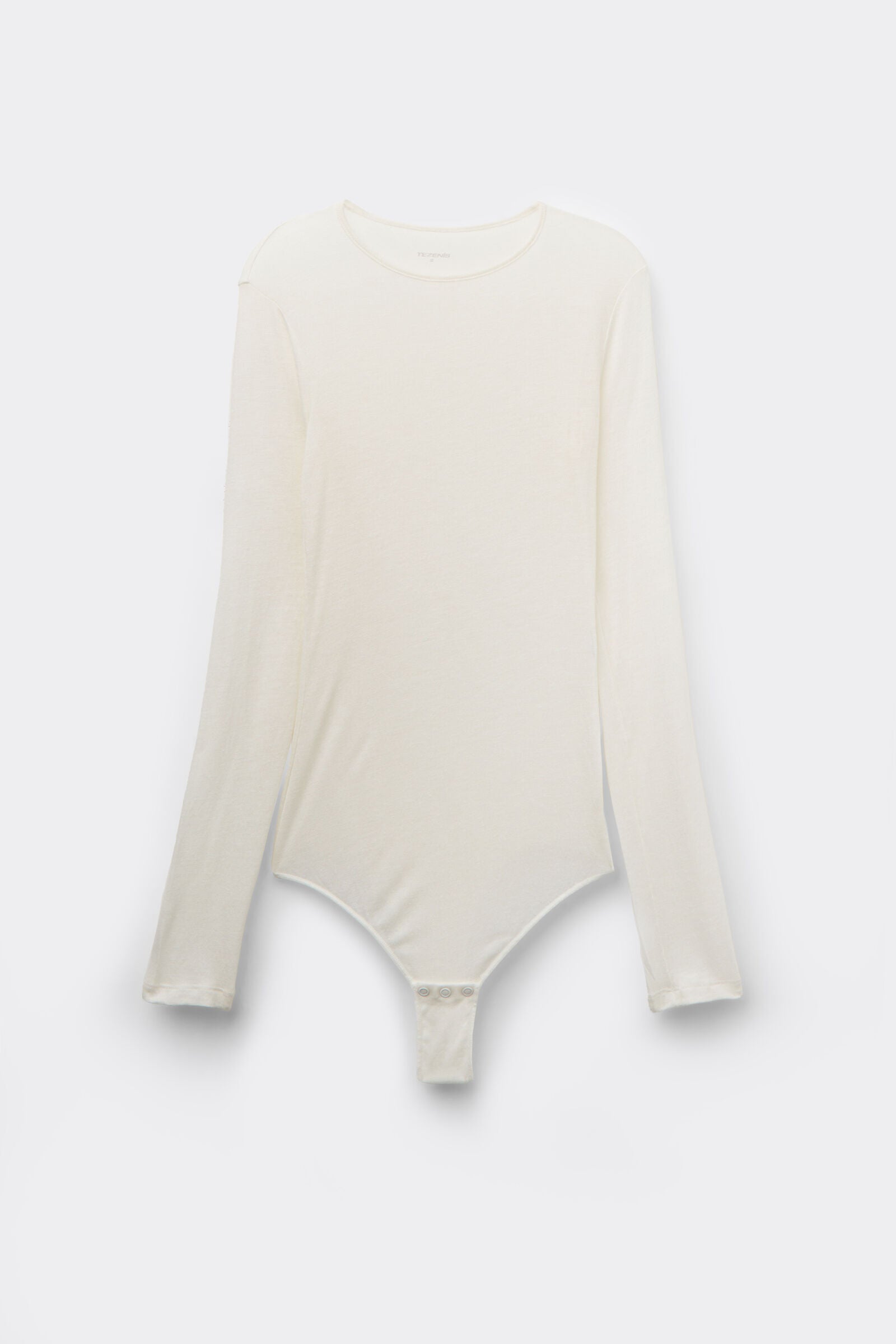 בגד גוף מפתח עגול צמר מרינו