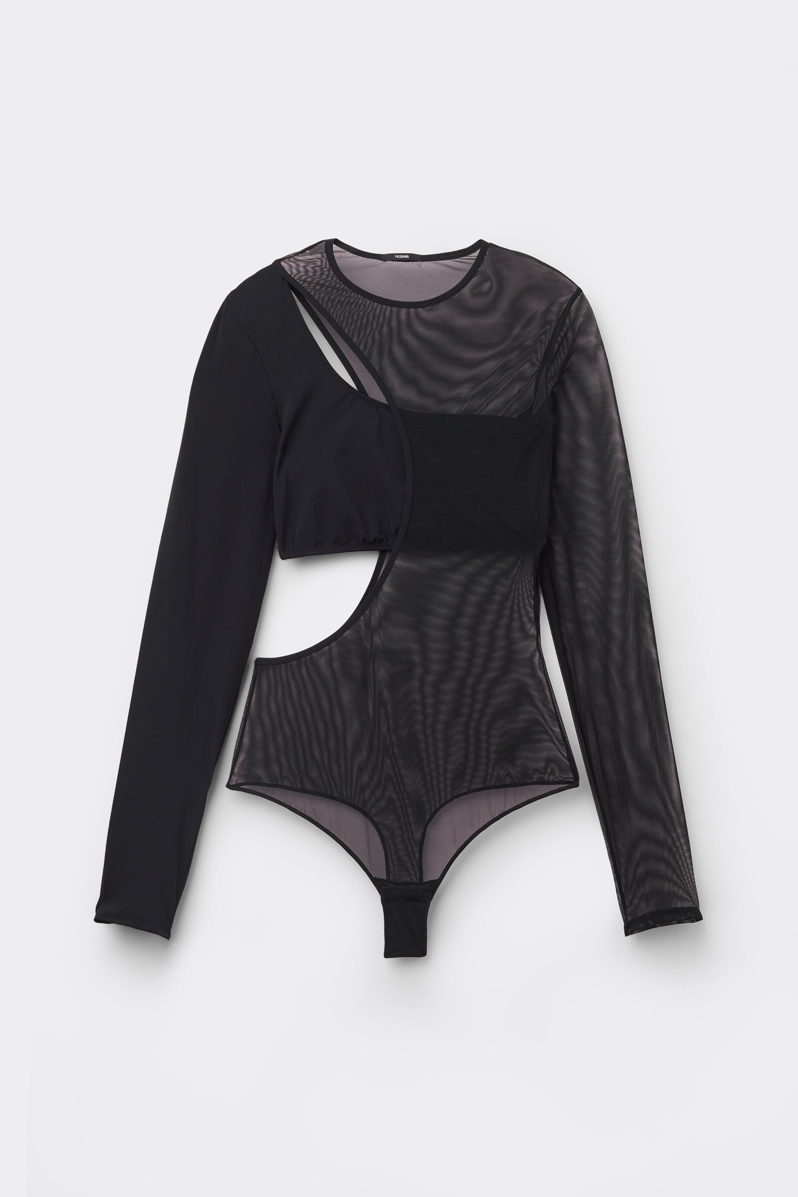 בגד גוף עם מפתחי קאט אאוט Essential Tulle