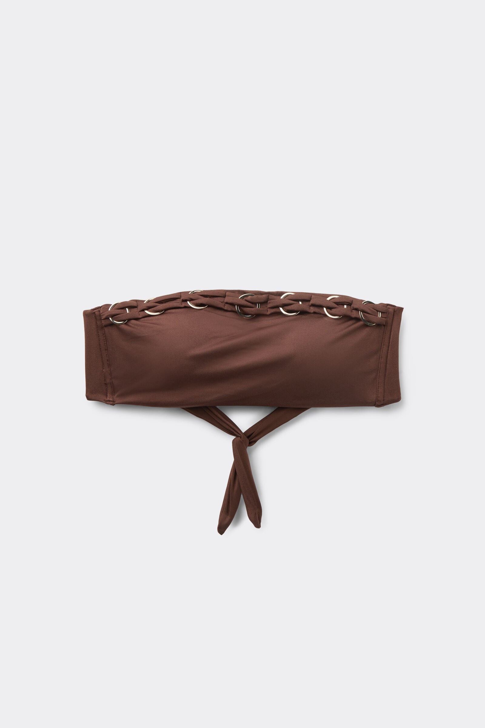 חזיית ביקיני סטרפלס Brown Royal Essence