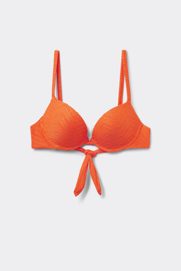 חזיית ביקיני פוש אפ Orange Sparkling Touch