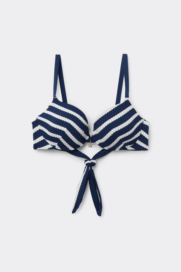 חזיית ביקיני פוש אפ Sailor Stripes
