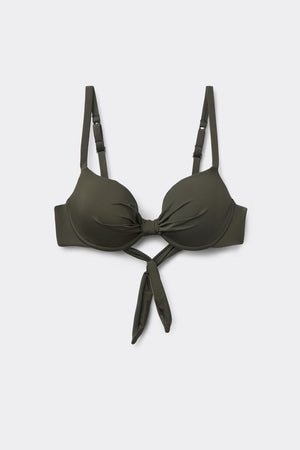 חזיית ביקיני פוש אפ Timeless Look Camo Green