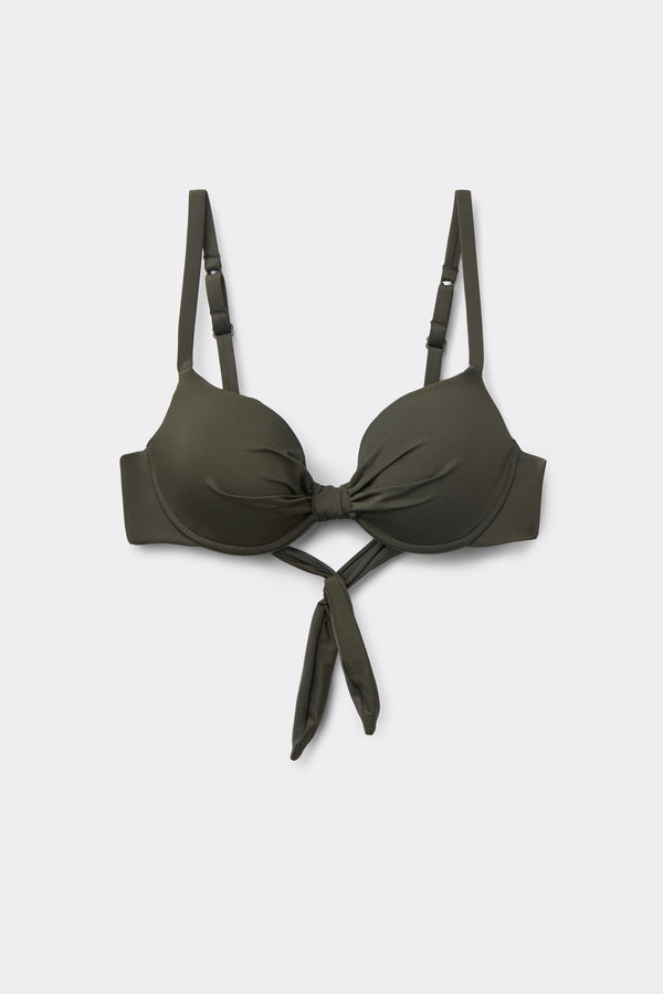 חזיית ביקיני פוש אפ Timeless Look Camo Green