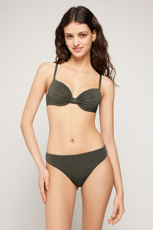 חזיית ביקיני פוש אפ Timeless Look Camo Green