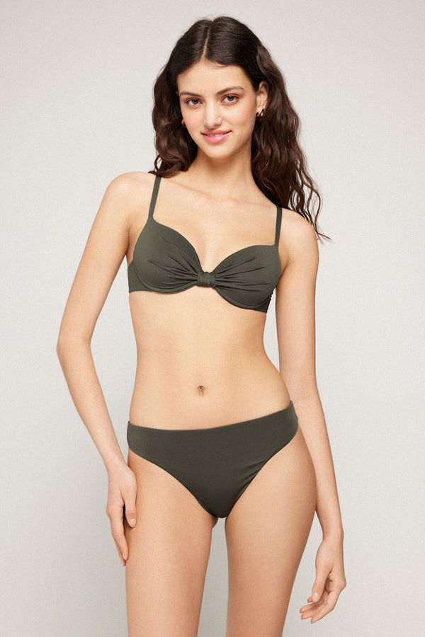 חזיית ביקיני פוש אפ Timeless Look Camo Green