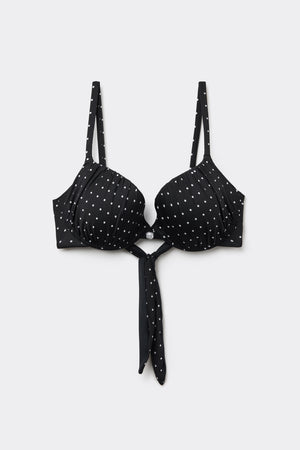 חזיית ביקיני פוש אפ Polka Dot Bead