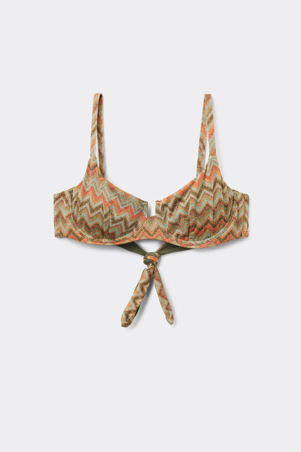 חזיית ביקיני בלקונט Luxury Chevron