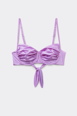 חזיית ביקיני בלקונט Lilac Shiny Glam