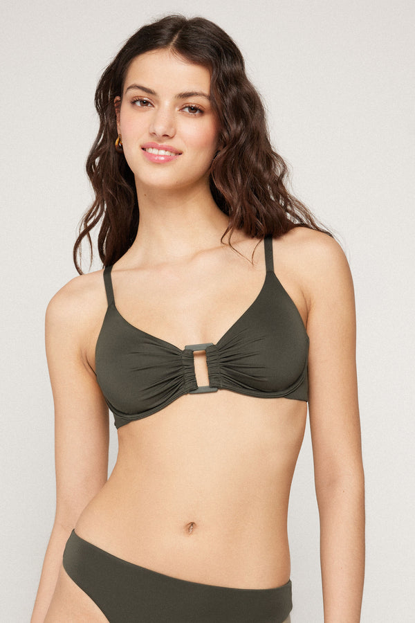 חזיית ביקיני בלקונט Timeless Look Camo Green