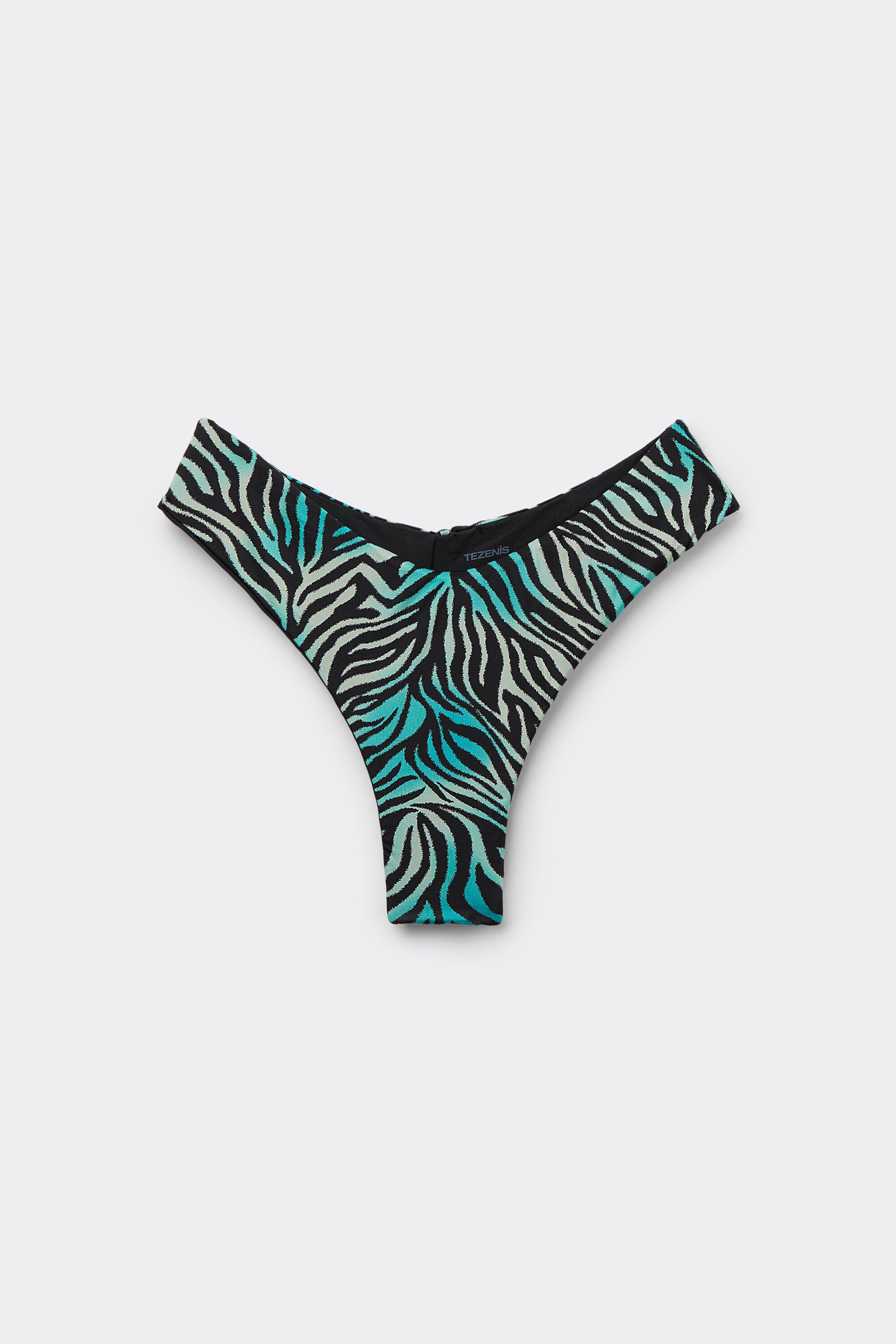 תחתוני ביקיני ברזילאיים Colorful Zebra High-Leg