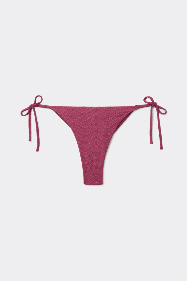 תחתוני ביקיני קשירה ברזילאיים Mauve Sparkling Touch