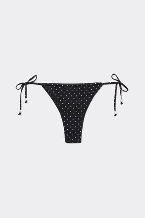 תחתוני ביקיני ברזילאיים עם רצועות טנגה Polka Dot Bead