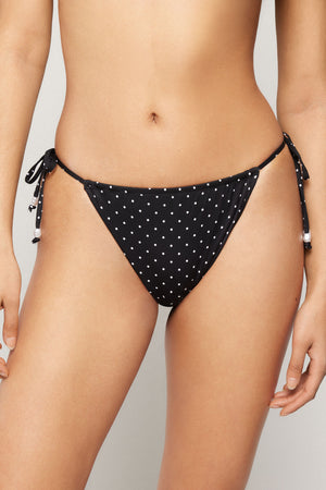 תחתוני ביקיני ברזילאיים עם רצועות טנגה Polka Dot Bead