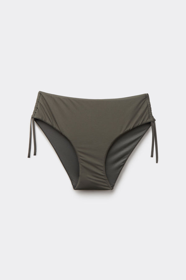 תחתוני ביקיני עם שרוך כיווץ Timeless Look Camo Green