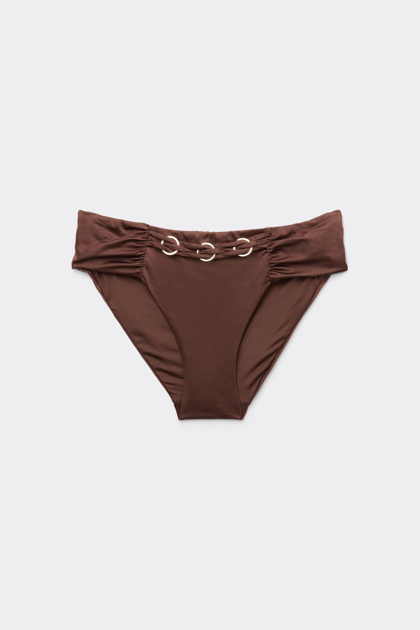 תחתוני ביקיני בגזרה גבוהה Brown Royal Essence