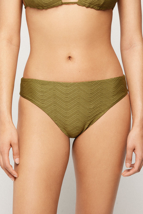 תחתוני ביקיני Olive Green Sparkling Touch