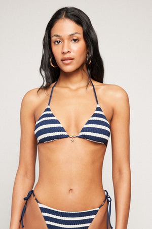 חזיית ביקיני משולשים Sailor Stripes