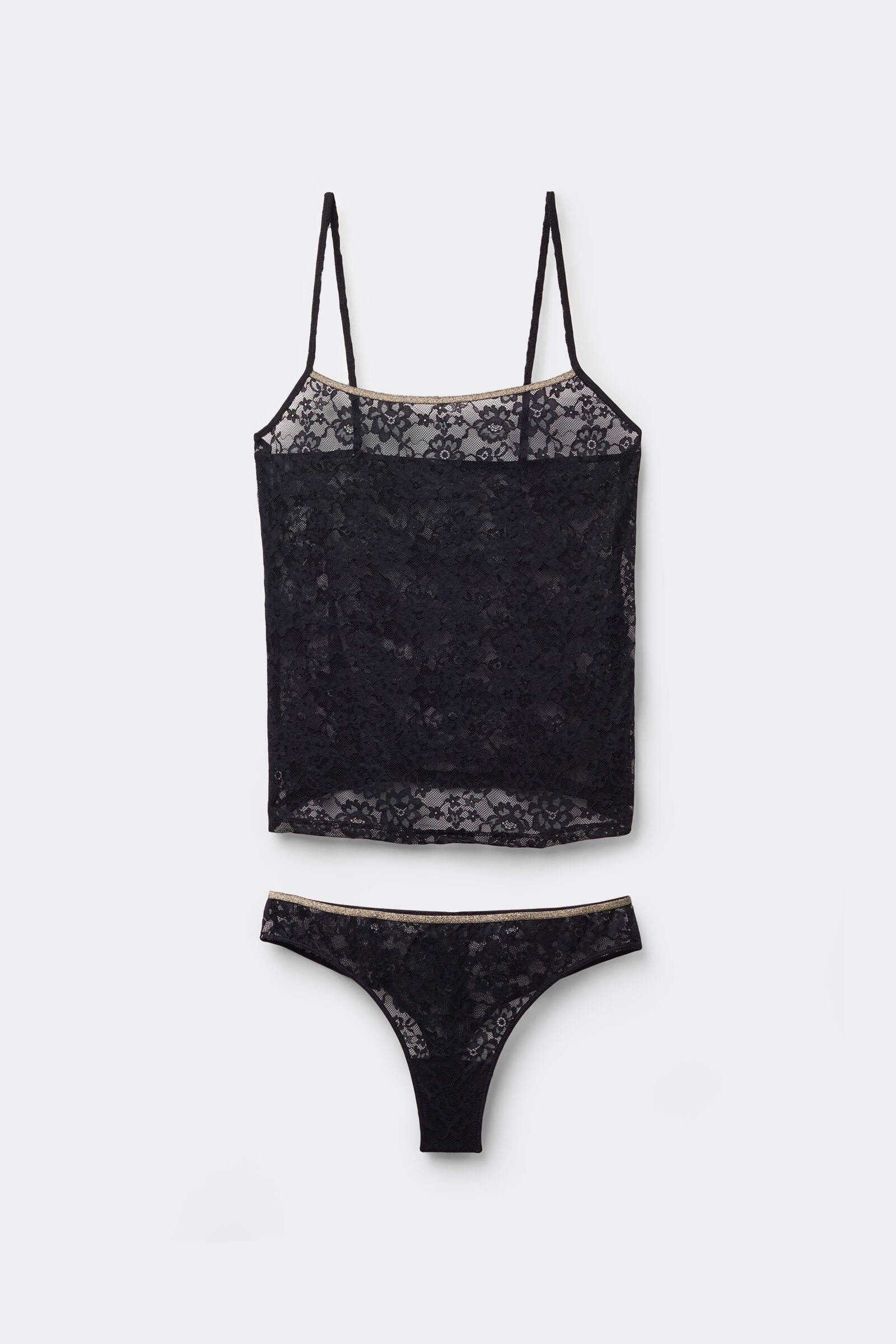 סט הלבשה תחתונה מבד תחרה