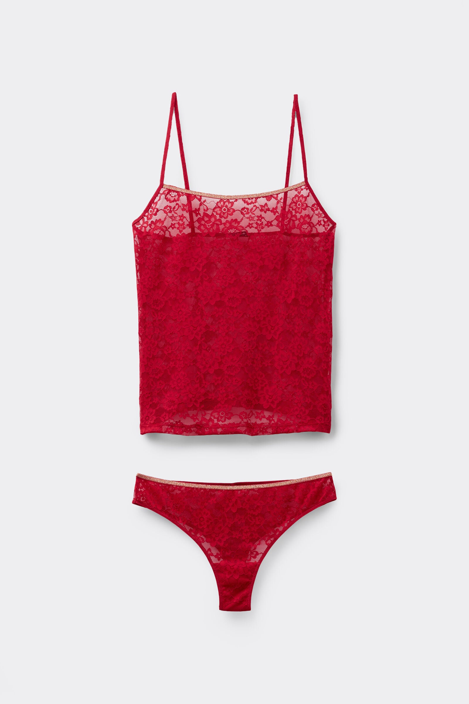 סט הלבשה תחתונה מבד תחרה