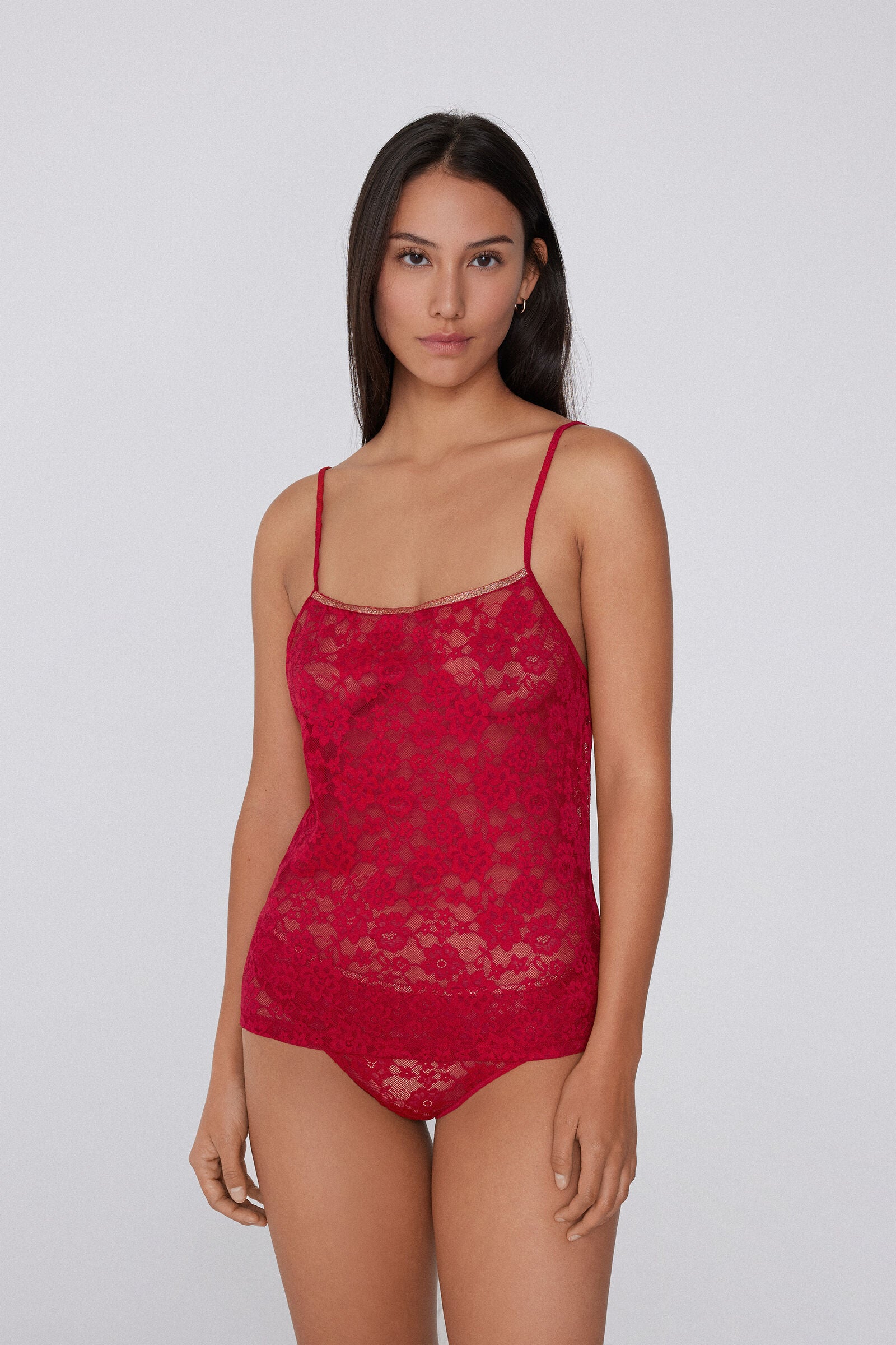 סט הלבשה תחתונה מבד תחרה