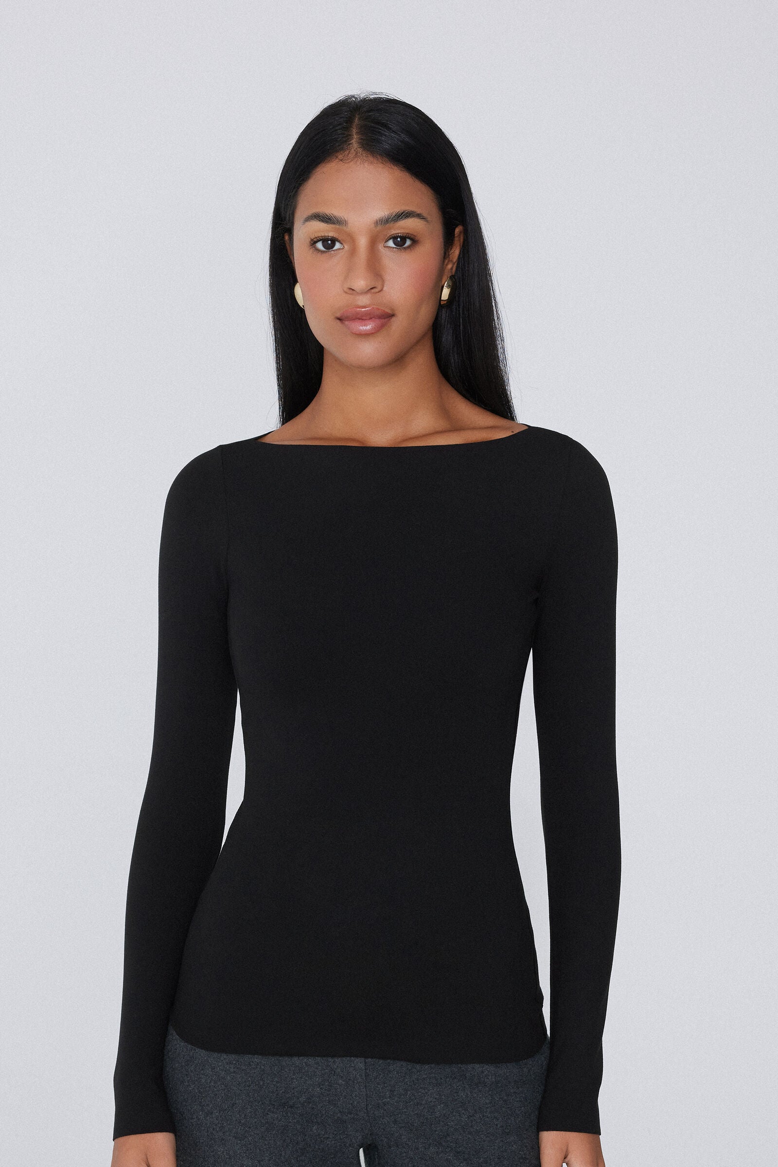 חולצה תרמית Invisible עם מפתח סירה