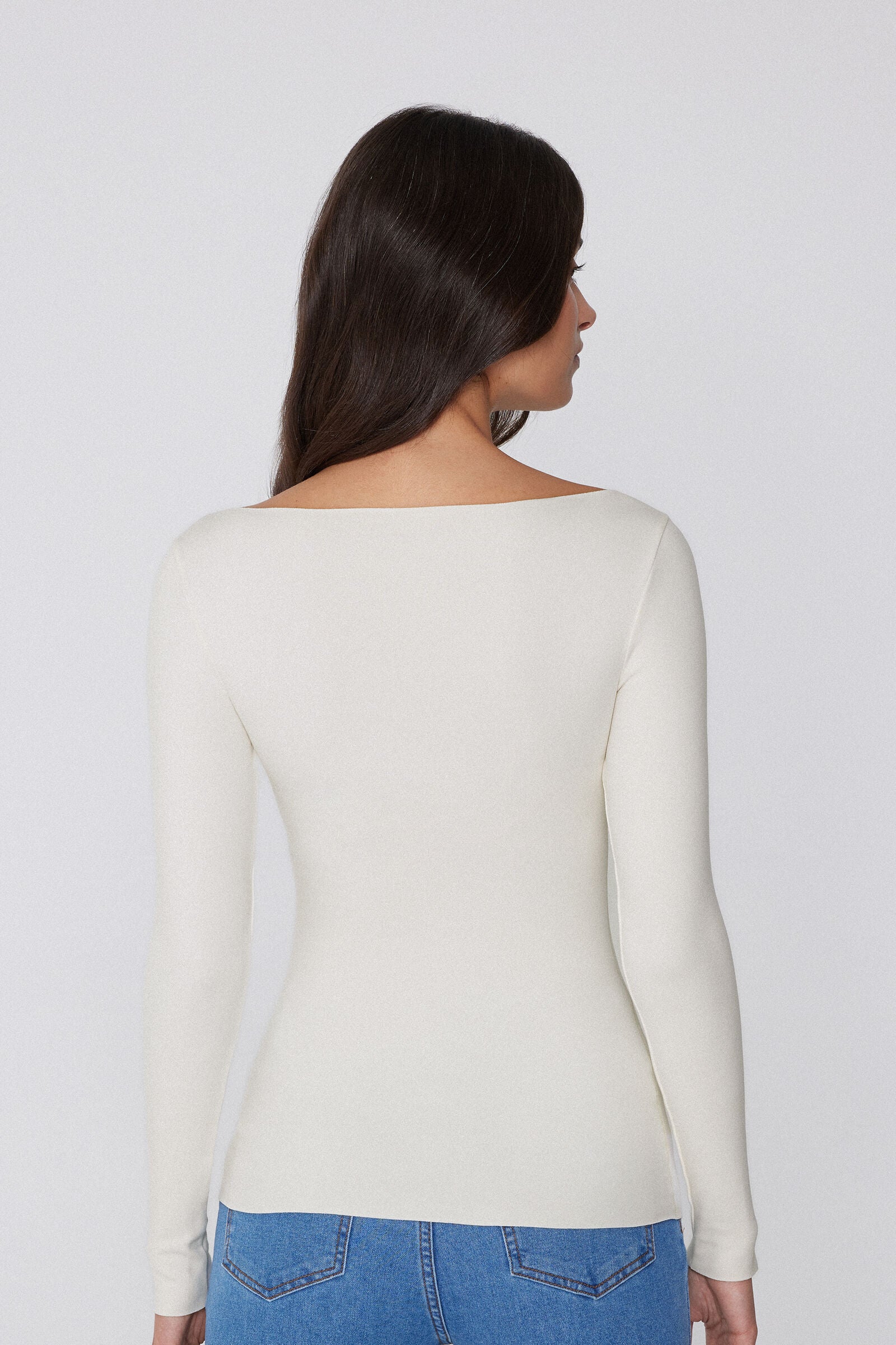 חולצה תרמית Invisible עם מפתח סירה