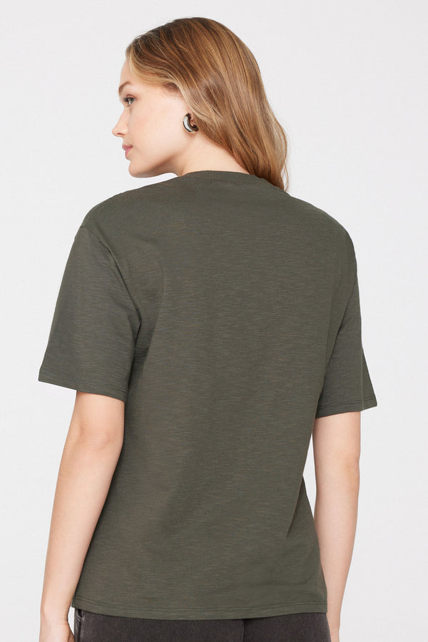 טי שירט 100% Slub Cotton