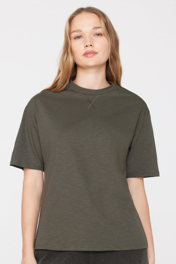 טי שירט 100% Slub Cotton