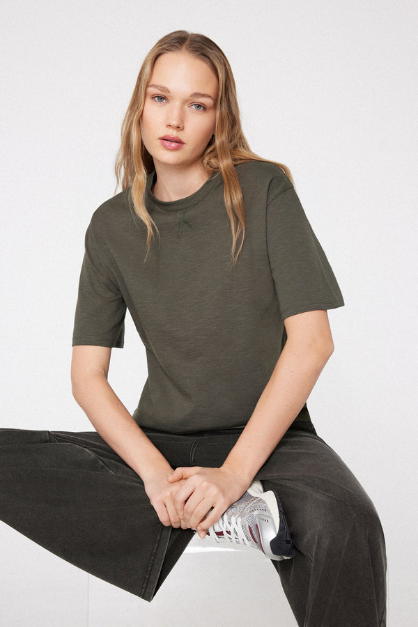 טי שירט 100% Slub Cotton