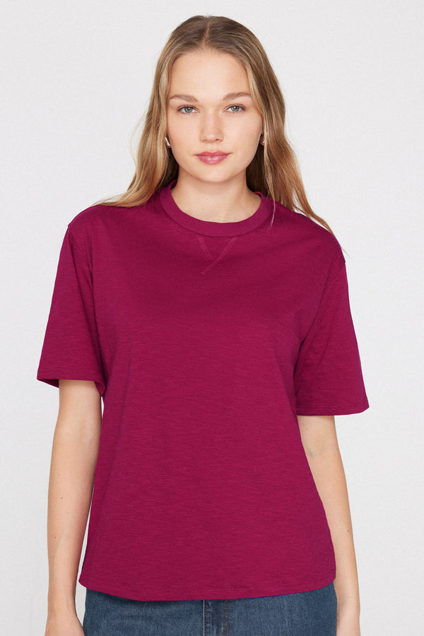 טי שירט 100% Slub Cotton