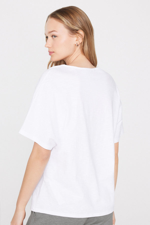 טי שירט 100% Slub Cotton V