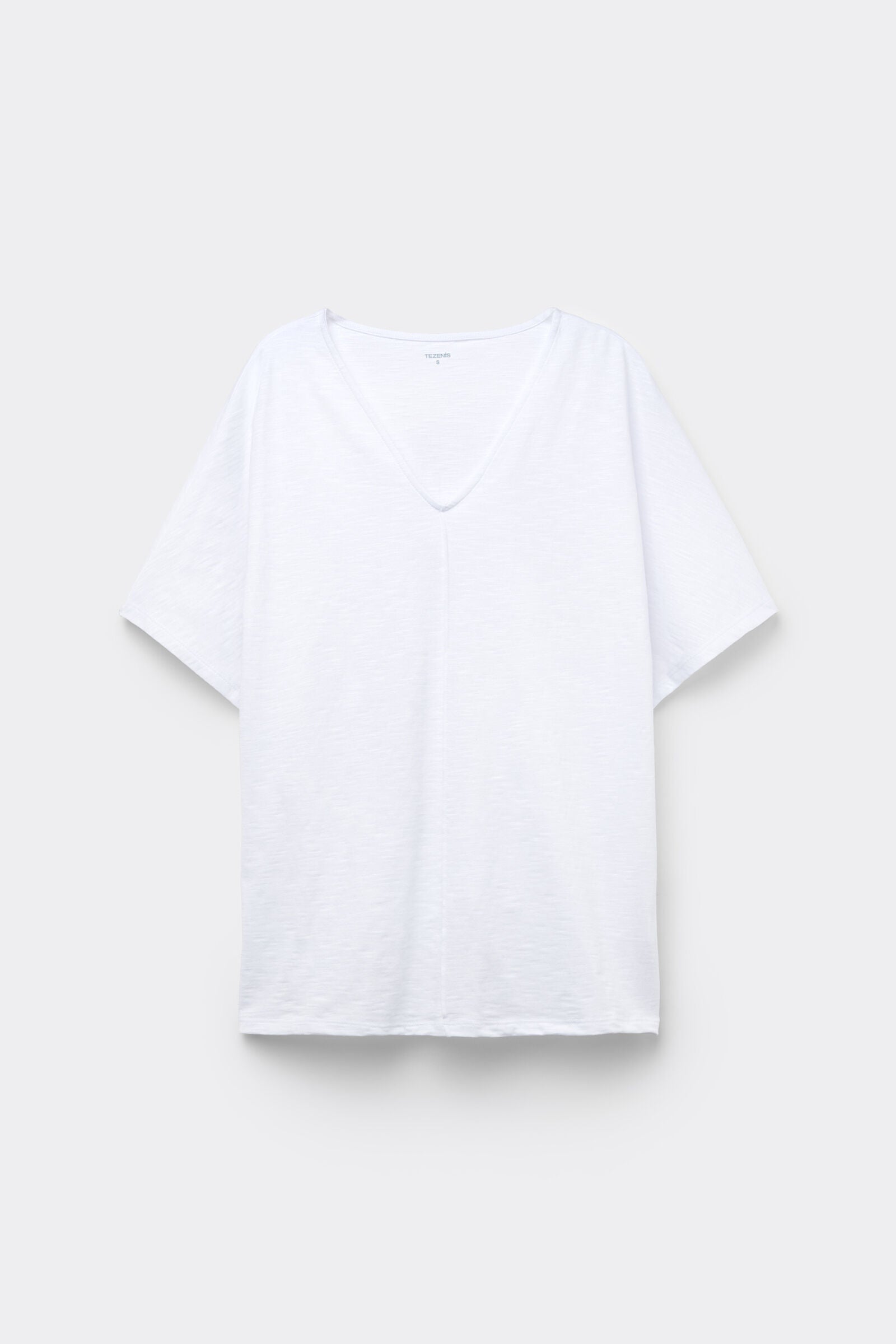 טי שירט 100% Slub Cotton V