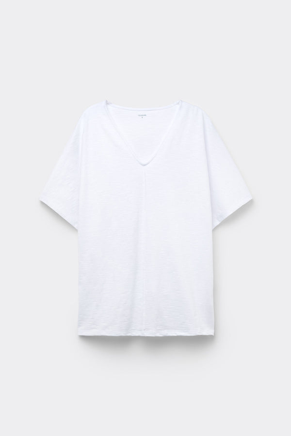 טי שירט 100% Slub Cotton V