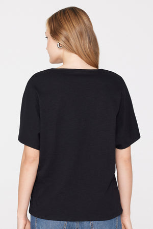 טי שירט 100% Slub Cotton V