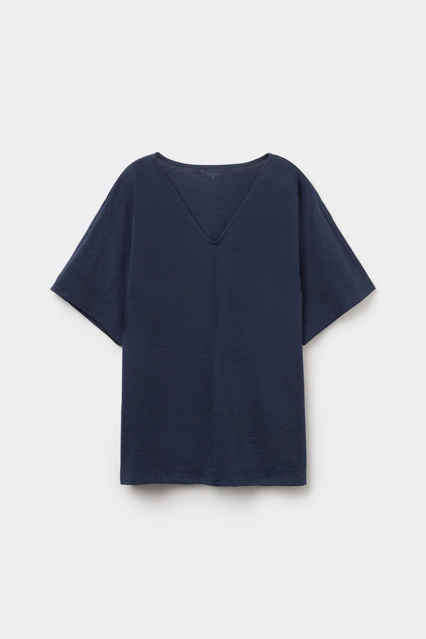 טי שירט 100% Slub Cotton V