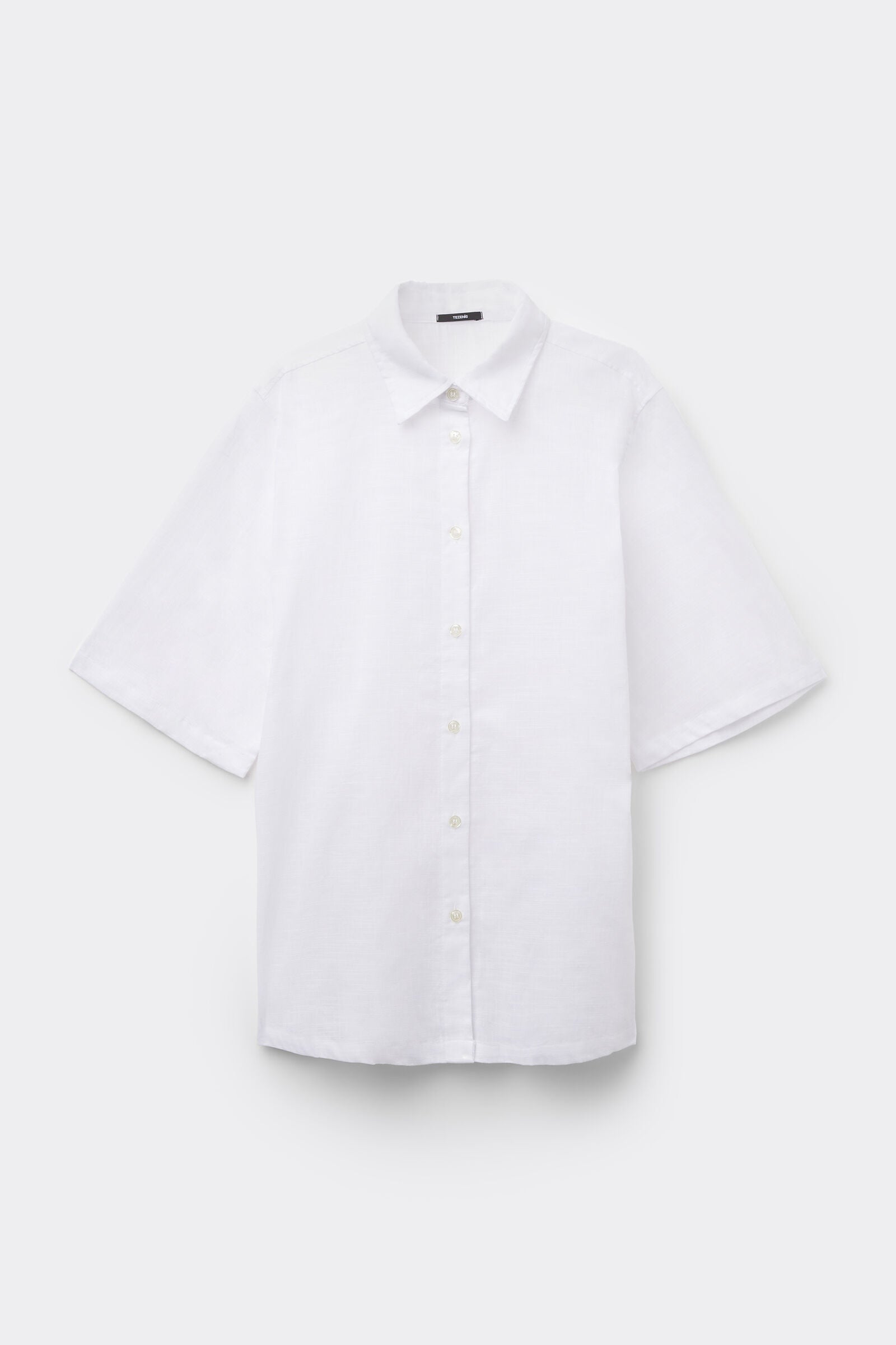 חולצה מכופתרת קצרה 100% Cotton