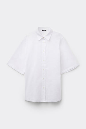 חולצה מכופתרת קצרה 100% Cotton
