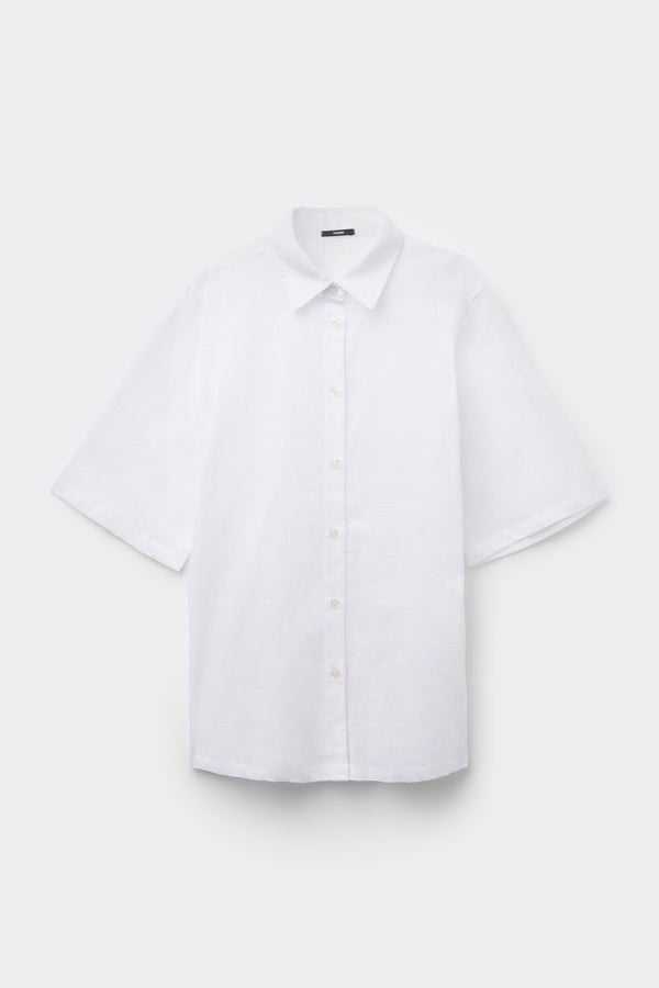 חולצה מכופתרת קצרה 100% Cotton
