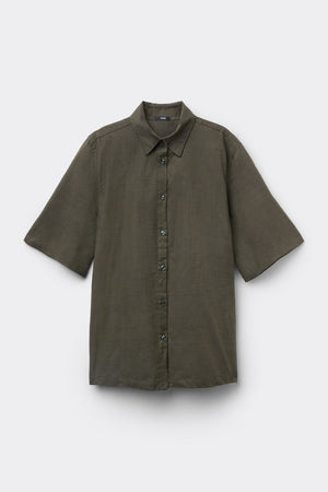 חולצה מכופתרת קצרה 100% Cotton